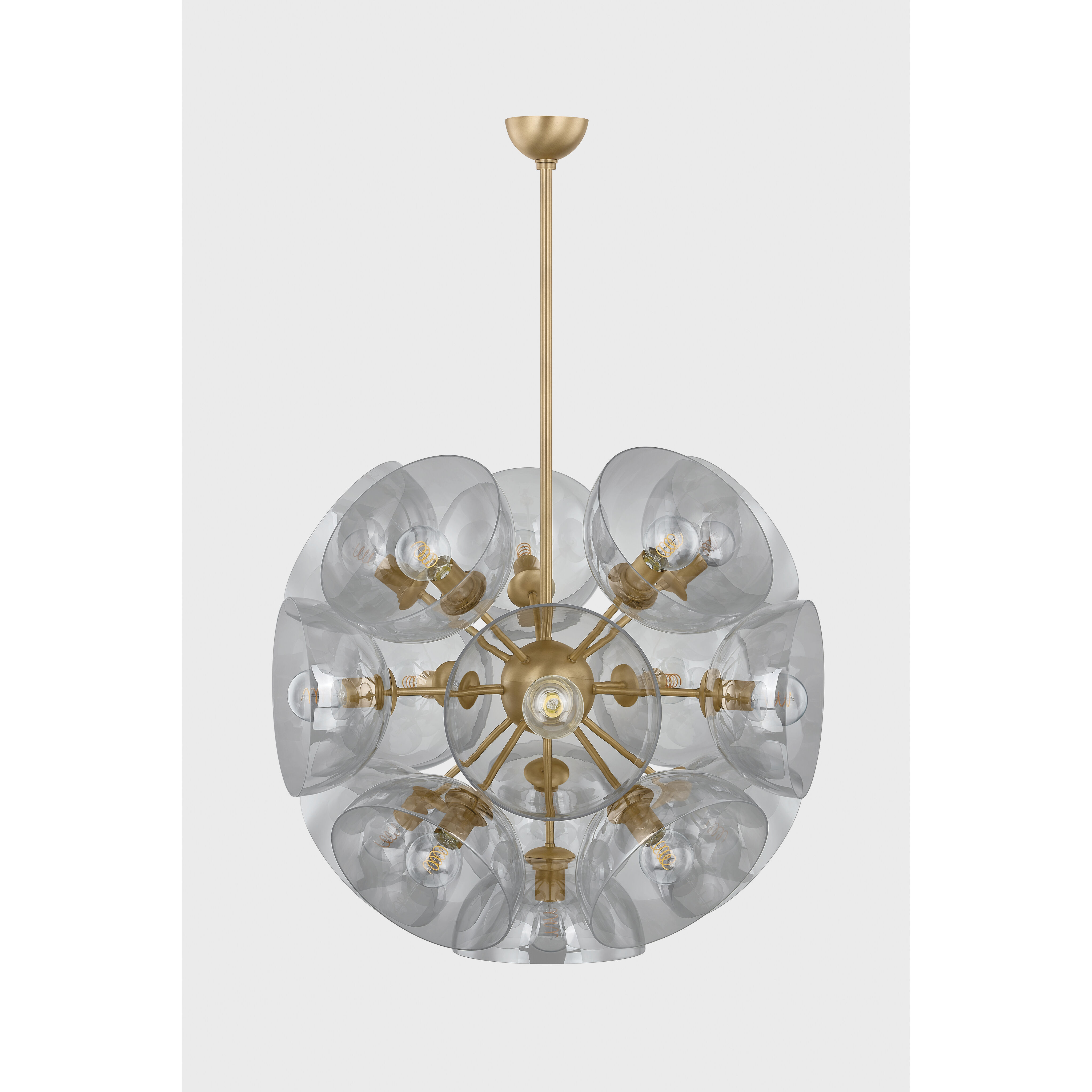 Salix 16 Light 34.25 inch Patina Brass Chandelier Ceiling Light